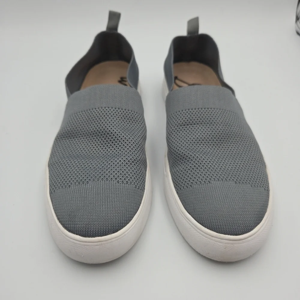 Sam Edelman Men Shoes Slip On Grey SANTINO‎ Lightweight Boat Loafer Sz 9.5 EUC